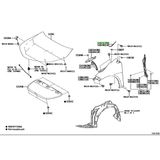 Toyota Corolla 2019-2024 Cam Alt Izgarası Yan Bakalit Sol (Oem No:5382302190)
