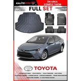 Toyota Corolla 2020 Model 4d Bagaj ve Pro Serisi Havuzlu Paspas Takımı - Siyah