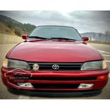 Toyota Corolla Ae101 Efsane Kasa 1991-1998 Uyumlu Üniversal V2 Laguna Lip Esnek Ön Lip 2 Parça Tampon Altı Dil Karlık Ön Ek