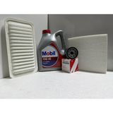 Toyota Corolla Benzinli ( 02 - 06 ) 10W-40 Mobil Yağ / Yağ-Hava-Polen Filtre Bakım Seti