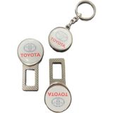 Toyota Corolla C-Hr Rav4 Auris Yaris Uyumlu İkaz Ses Susturucu Metal Toka 1 Çift Anahtarlık 1 Adet