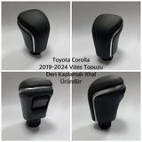 Toyota Corolla Camry Otomatik Vites Topuzu Siyah 2019-2024 Deri Kaplamalı