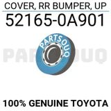 toyota corolla- cross- 2022-2024 arka tampon çeki demirri kapağı üst sıyah (tw) Oem No (521620A020)
