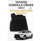 Toyota Corolla Cross 2022 Sonrası Uyumlu 3D Kauçuk Oto Paspas – Premium Seri - Siyah
