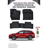 Toyota Corolla Cross 2023 Model Aracınıza Özel Karbon Kauçuk Paspas Takımı - Siyah
