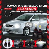 Toyota Corolla E120 2004-2006 Uzun Far Uyumlu Şimşek Etkili Led Xenon Light Series Hb3