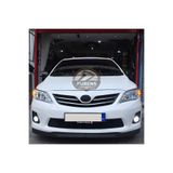 Toyota Corolla E140 2006-2012 Uyumlu H Lip Esnek Ön Lip 2 Parça Karlık Ön Ek Tampon Altı Dil