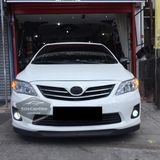 Toyota Corolla E140 2006-2012 Uyumlu Üniversal Astra H Lip Esnek Ön Lip 2 Parça Tampon Altı Dil Karlık Ön Ek