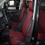 Toyota Corolla Elegance Serisi Siyah Kırmızı Eski Lüx Ön Arka 5'li Oto Koltuk Minderi Set