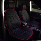 Toyota Corolla Eski Lüx Oto Koltuk Minderi Ön 2'li Set Elegance Serisi SİYAH KIRMIZI