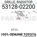 Toyota Corolla Hatchback 2020-2022 Ön Tampon Panjuru Siyah (Çeki Demiri Kapaklı)(Tw) (Oem No (5311212420))