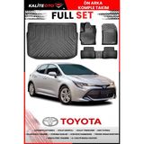 Toyota Corolla Hatchback 2022 Model 4d Üst Bagaj ve Pro Serisi Havuzlu Paspas Takımı - Siyah