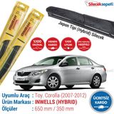 Toyota Corolla Hybrid 2007-2012 Silecek Takımı