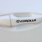 Toyota Corolla Kapı Kolu Sticker 8 Adet Yapıştırma