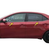 Toyota Corolla Krom Cam Çıtası 2014-2019 Arası