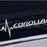 Toyota Corolla Napız Kalp Kelebek Cam için Sticker Yapıştırma