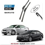 Toyota Corolla Ön Cam Muz Silecek Takımı (2013-2018)