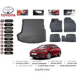 Toyota Corolla Sedan 2012 Model 3D Bagaj Havuzu+4d Havuzlu Paspas Seti - Siyah