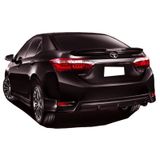 Toyota Corolla Uyumlu 2012-2016 Arka Tampon Flap+Difüzör Plastik