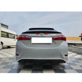 Toyota Corolla Uyumlu (2013-2018) Arka Tampon Eki