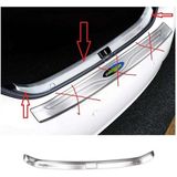 Toyota Corolla Uyumlu 2013 2018 Arka Tampon Eşiği Krom