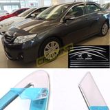 Toyota Corolla Uyumlu Krom Cam Çerçevesi Set 2007-2012 14 Parça