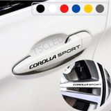 Toyota Corolla Yapıştırma Kapı Kolu Ve Jant Stickerı