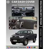 Toyota Hılux (2005-2014) Torpido Örtüsü Panel Halısı Torpido Koruma Tam Uyum Uv Koruma Kaymaz