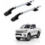 TOYOTA HILUX 2016 SONRASI ARA ATKISIZ TAVAN ÇITASI PORT BAGAJ NİKEL