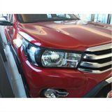 TOYOTA HILUX REVO 2016-2019 FAR ÇERÇEVESI KAPLAMA SIYAH