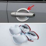 Toyota Hilux Uyumlu Vigo 2005 2015 Dış Kapı Kolu Iç Kaplama Abs (Plastik ) Krom - Gri