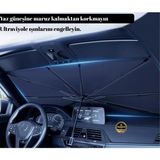 Toyota Land Cruiser Prado J150 2009-2010-2011-2012-2013 Ön Cam Güneşlik Şemsiye, Oto Park Numaratör Iki Ürün Beraber - Siyah