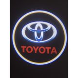 Toyota Logolu Mesafe Ve Işık Sensörlü Pilli Kapı Altı Led Logo