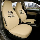 Toyota Ön ve Arka Oto Koltuk Kılıfı Penye Servis Kılıfı Seti - Bej