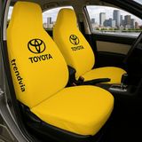 Toyota Ön ve Arka Oto Koltuk Kılıfı Penye Servis Kılıfı Seti - Sarı