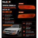 Toyota Tampon Sinyal Corolla Sağ Sol Set 1993-1998
