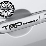 Toyota Trd Sport kapı Kolu Sticker Yapıştırma 8 Ad