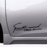 Toyota TRD Yan Kapı Çamurluk Sticker Araba Oto Yapıştırma 2 Adet