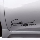 Toyota TRD Yan Kapı Çamurluk Sticker Araba Oto Yapıştırma 2Adet