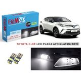 Toyota Uyumlu C-hr Led Plaka Aydınlatma Ampul Seti Femex Parlak Beyaz