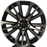 Toyota Uyumlu Powcan Bk-Y0057 7.0X17 4X100 Et40 60.1 Black Machined Jant
