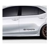 Toyota Yan Kapı Alt Yazısı Sticker Oto Etiket 3 adet