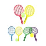 Toys 5 Adet Oyuncak Plastik Tenis Raketi Karne Hediyesi Doğum Günü Hediyelik 16 cm Mini Boy (5 Set)
