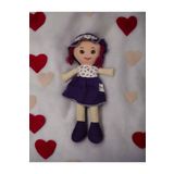 Toys Avm 50 Cm Mor Elbiseli Bez Bebek Oyuncak Bebek