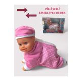 Toys Avm oyuncak pilli emekleyen bebek sesli 11 cm