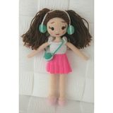 Toys City Fusya Albeni Bebek Organik Oyuncak