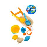Toys El Arabası Aksesuarlı Plaj Kum Kovası Oyun Seti