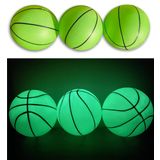 Toys+ Karanlıkta Şişme Glow Mini Basketbol Topları Pompa ve İğne Magic Shot Pro Mini Hoop Basketbol Topları içerir (Glow in The Dark, 6 Paket)