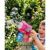 Toys Pilli , Figürlü Baloncuk Tabancası, Işıklı Baloncuk Tabancası - pembe baloncuk tabanca