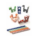 Toys Snake Rubik Şekilden Şekile Giren Sihirli Yılan Zeka Küpü 20 ADET